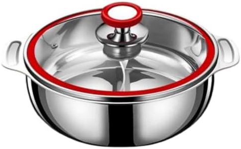 kitchen accessories 304不锈适用家用 Kitchen Utensils Cookware 鸳鸯火锅加厚