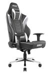 AKRacing Masters Series Max Gaming Chair with Wide Flat Seat, Rocker and Seat Height Adjustment Mechanisms with 5/10 Warranty