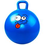 INPODAK Space Hopper, 18 Inches Hopper Ball, Spacehopper for Kids Age 8 to 12, Jumping Ball with Handle, Hopping Toy for Kids Age 3 4 5 6 Years Old Outdoor Garden Yard Game