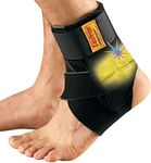 Lastrap Ankle Support with Ice/Warm Pad. Designed specifically for mild to moderate Achilles tendon issues. Also ideal for weak ankles and sprained ankles. One size fits most.