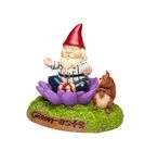 BigMouth Inc. The Gnome-Aste Meditating Garden Gnome - Funny Weatherproof Garden Decoration, Makes a Great Gag Gift – 7” Tall