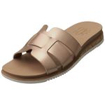 Skechers Women's Desert Kiss Low Peak Look Sandals, Rosegold Duraleather, 5 UK