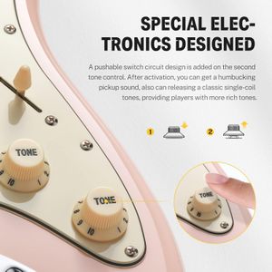 Donner 39-Inch Electric Guitar – Full Size Beginner Instrument