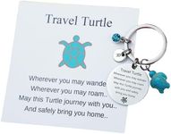 Personalized Sea Turtle Keychain wi