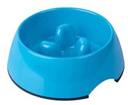 Super Design Slow Feeder Dog Bowls Cat Bowls- Anti-Gulping Puppy Slow Feeder Bowl for Dry Wet Raw Food Non-Slip Slow Feeder for Small Medium Large Breed