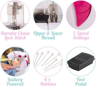 Sew Amazing Kids Sewing Machine Toy – Beginner Craft Set