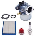 Autoparts Carburetor Replacement for Briggs Stratton Murray Craftsman Snapper 22 Push Mower 6-6.75 HP Engine with Air Filter Spark Plug