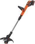 BLACK+DECKER POWERCONNECT Strimmer, Cordless 28cm String Grass Trimmer, STC1820PC-GB
