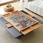 ENERIDIO Wooden Puzzle Table with 6