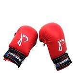 Prospo Karate Gloves, Injection Moulded Combat Karate Glove, Karate Gloves for Kids Under 8, Karate Gloves for 10 Years and Above, Professional Karate Gloves (Red)