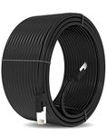 FEDUS 60 Meter Heavy Duty Outdoor Cat6 Cable Weatherproof/UV Resistant 10000mbps Ethernet Cable Suitable for Direct Burial Installations Ethernet Patch LAN Cable,Internet cable Network Cord Black