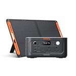 Jackery Solar Generator 500 v2 with 100W Solar Panel, 230V/500W Pure Sine Wave Portable Power Station, 1000W AC Output, 512Wh LiFePO4 Lithium Camping Battery Backup for Outdoors, Picnics, Fishing