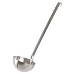 Vogue Stainless Steel Ladle, 1 piece, 250 ml/8 oz, Commercial Kitchen Use, M961, Silver