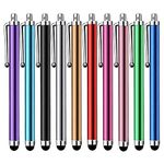 Stylus Pen [10 Pack] Universal Capacitive Touch Screen Pens for Tablets, iPad Mini, iPad Pro, iPad Air, Smartphones, Samsung Galaxy - Multiple Colors