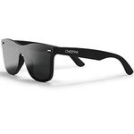 CHEEMAK Fashion Polarized Sunglasses for Men/Women Retro Sun Glasses for Fishing Driving Hiking Golf 100% UV Protection, Black, 140