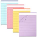 EOOUT 4 Pack Colored Legal Pads Wri