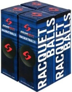 GearBox Racquetballs - Black 4 Boxes of 3 Balls