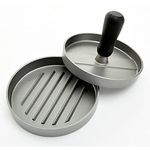 ANCLLO Burger Press, Aluminum Hamburger Patty Maker Non Stick Patty Mold Housemade Hamburger for Grill BBQ