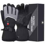 Sun Will Heated Gloves for Men Rechargeable Waterproof,Battery Electric Heated Ski Gloves Women for Snow Skiing Motorcycle Camping Hiking Hunting Fishing Work Winter Outdoor