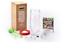 Kefirko Vegetables Fermenter (1.4L) - Ferment Fruits, Veggies, Make Kimchi, Sauerkraut & More - BPA Free Materials (Red)