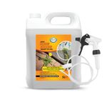 JOVS Weed Killer 5L Ready to Use – Fast Acting Weed Killer Spray for Patios, Paths & Driveways – Contains Acetic Acid – Kills Moss & Common Garden Weeds – Amateur Use Only.