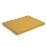 Basaho Zabuton Meditation Mat | Organic Cotton (OCS Certified) | Recycled Fibre Filling (Mustard)