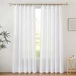 RYB HOME White Curtains & Drapes - 