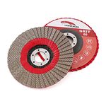 HOMESOM 5 Inch 1pc 60 Grit Grinding Wheels Flap Sanding Abrasive Disc For Angle Grinder Diamond Sanding Pad