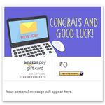 Congrats & Good Luck (New Job) - Amazon Pay eGift Card