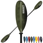 Best Marine and Outdoors Kayak Paddle, Carbon Fiber Shaft & Fiberglass Reinforced Polypropylene Blades, 220cm, 234cm, 250cm, Lightweight Kayak Paddles for Adults, Kayak Oar & Accessories