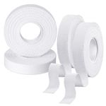 4 Rolls Zinc Oxide Tape, Breathable Wrist Finger Tape Strapping Tape Cohesive Bandage Flexible Athletic Sports Tape for First Aid Sports(1.25cm x 10m)