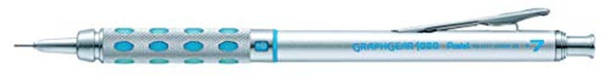 Pentel Graphgear 1000 Mechanical Pencil (Pack of 12) with Canon Drain Stopper Metal 0.7 mm