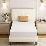 Yaheetech Twin Size Mattress 8 Inch- 3 Foam Layer Cooling Gel Memory Foam Mattresses, Green Tea for Fresher Sleep, Medium Firm, CertiPUR-US Certified,Twin Mattress in a Box