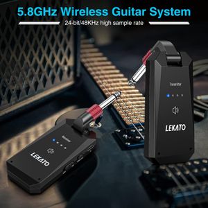 LEKATO 5.8GHz Wireless Guitar System – Transmitter & Receiver