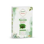 Khadi Omorose Neem Powder 100% Pure & Natural for Skin & Hair Care, Skin Brightening, Fights Dandruff, Controls Excess Oil, Fights Acne and Pimples | 200 Grams | Resealable Zipper Pouch