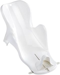 THERMOBABY - Transat de Bain DAPHNE - Bain de bébé - Agréable - Sécurisant - De la naissance à 8 mois (jusqu’à 8kg) Blanc Muguet - Fabriqué en France