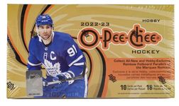 2022/23 O-Pee-Chee Hockey Hobby Box 18 Packs per Box, 10 Cards Per Pack