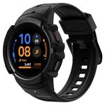 Spigen Rugged Armor Pro Strap & Case Designed for Samsung Galaxy Watch 5 | 4 (40mm) - Black (Watch not Included)