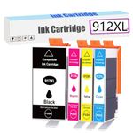 912XL Ink Cartridges Replacement for HP 912XL Ink Cartridges for OfficeJet 8010 8012 8012e 8013 8014 8014e 8015 8017 8018 8022 8022e 8023 8024 8024e 8030 Printer
