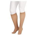 Juzo Soft 2001 20-30mmhg Knee-High Closed Toe Sock with Silicone Top Band