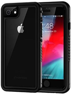 Focusor Cover iphone SE 2022,Custodia Impermeabile iphone 7/8[IP68 Certificato Waterproof] Cover Slim Antiurto Antineve Antipolvere AntiGraffio Subacquea Caso Protettiva per iphone SE 2020 (Nero)