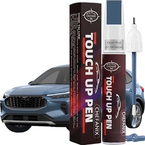 Vapor Blue(K1) Touch Up Paint Pen Compatible with Ford - Exact Color Match, 2-in-1 Brush & Pen,Car Paint Scratch Repair Kit for Escape/Truck/Mach-E/Mustang/Explorer