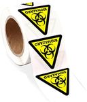 Hard Hat Stickers,Biohazard Warning