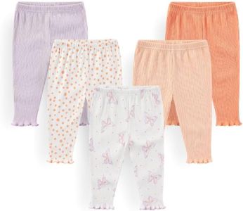 JELYLOVE Unisex Baby Boy Girl Pants Sets Cotton Soft Infants Bottoms Casual 5 Pack 0-12 Month Babies' Leggings