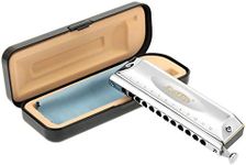 East top Chromatic Harmonica A, Mouth Organ Adult 12 Hole 48 Tone Harmonica Harp, Musical Instrument for Professional Band Player, Beginner, Students, Adults, Children, as Best Gift