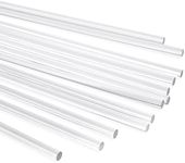 12 Pieces Plastic Dowel Rods for DI