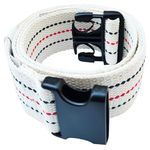 LAMBOX Walking Transfer Gait Belt and Standing Aids with Quick Release Buckle for Seniors, Elderly, Caregiver, Nurse, Therapist (Beige 60“)