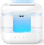 Dreo Humidifiers for Bedroom, Top Fill 4L Supersized Cool Mist Humidifier, 32H Runtime, 28 dB Quiet Ultrasonic Air Humidifier for Large Room, Plants, Baby Nursery, Indoor, Night Light, Easy to Clean