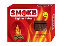 SMOKB Fire Starter Cubes Lighter Blocks for Barbecue Charcoal Briquettes (Set of 4)