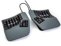 KINESIS Advantage360 Split Ergonomic Keyboard - USB-C | Mechanical Switches | Fully Programmable | Contoured Shape | Adjustable Tenting | PBT Keycaps